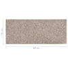 Itsekiinnittyvät porrasmatot suorakaide 15 kpl 60x25 cm kerma