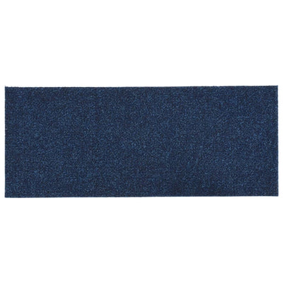 Itsekiinnittyvät porrasmatot suorakaide 15 kpl 60x25 cm sininen