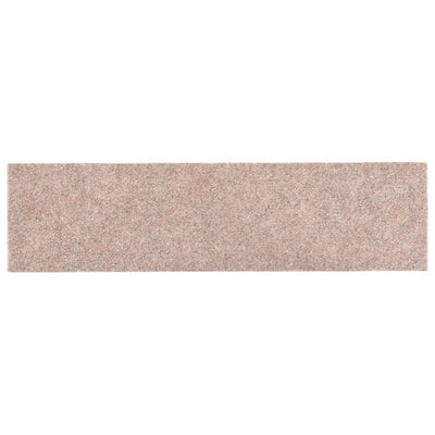 Itsekiinnittyvät porrasmatot suorakaide 15 kpl 76x20 cm ruskea