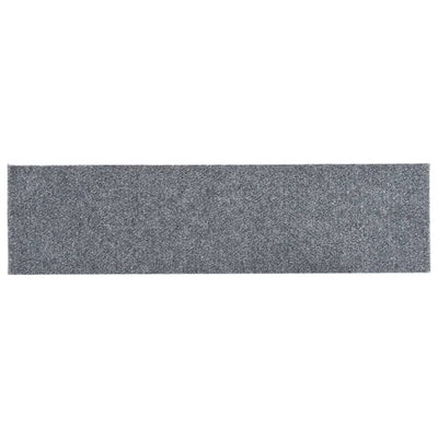 Itsekiinnittyvät porrasmatot suorakaide 15 kpl 76x20 cm harmaa