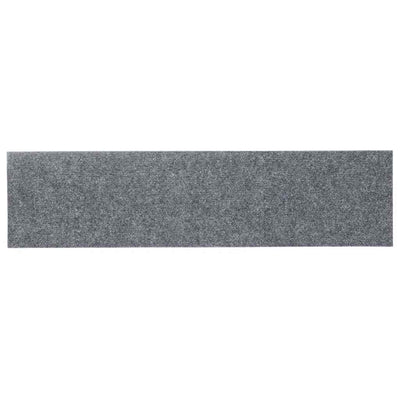 Harmaa itsekiinnittyvät porrasmatot suorakaide Nicolau 76x20cm (15 kpl)