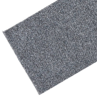 Itsekiinnittyvät porrasmatot suorakaide 15 kpl 76x20 cm harmaa