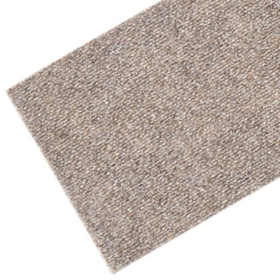 Itsekiinnittyvät porrasmatot suorakaide 15 kpl 76x20 cm kerma