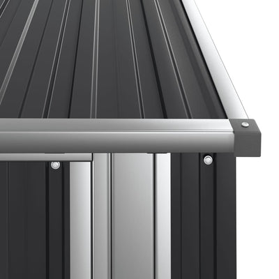 Antrasiitti puutarhavaja Hristu 118,5x97x209,5cm (galvanoitu teräs)