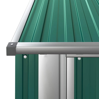 Vihreä puutarhavaja Schonberger 180,5x97x209,5cm (galvanoitu teräs)