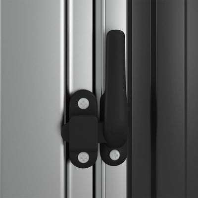 Antrasiitti puutarhavaja Schonberger 180,5x97x209,5cm (galvanoitu teräs)