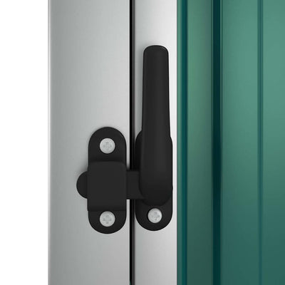 Vihreä puutarhan työkaluvaja Aristita 88x89x161cm (galvanoitu teräs)