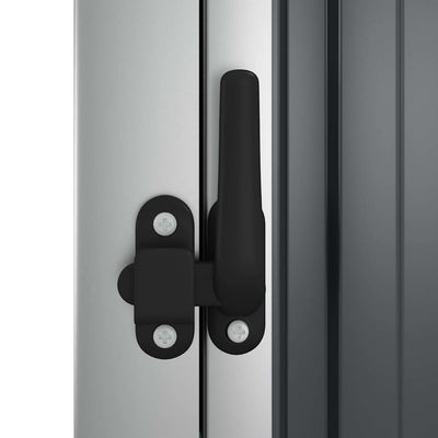 Antrasiitti puutarhan työkaluvaja Aristita 88x89x161cm (galvanoitu teräs)