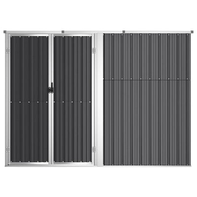 Antrasiitti puutarhan työkaluvaja Aristita 225x89x161cm (galvanoitu teräs)