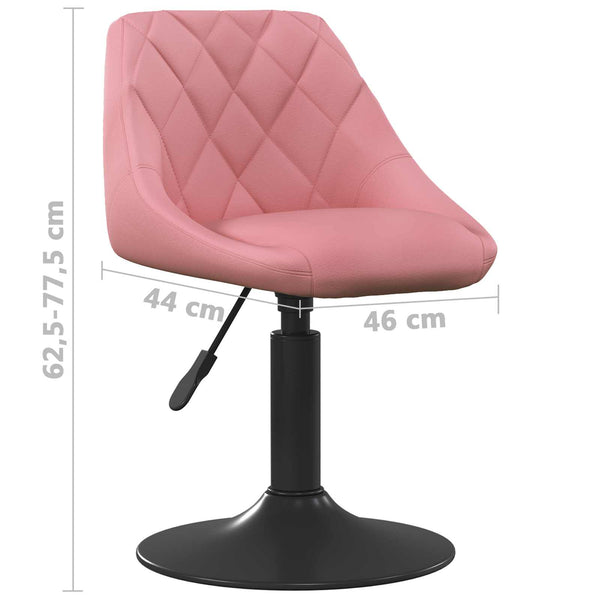 Baarijakkara Pinkki 46 x 44 x (62.5-77.5) cm Keinonahka