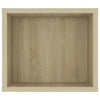 Seinäkiinnitettävä TV-taso Sonoma 100x30x26,5 cm tekninen puu