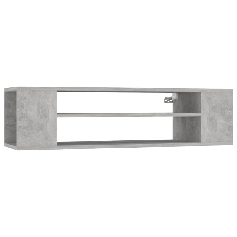 Betoninharm. seinäkiinnitettävä tv-taso Janza 100x30x26,5cm (puu)