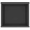 Seinäkiinnitettävä TV-taso korkeak. harmaa 100x30x26,5 cm puu