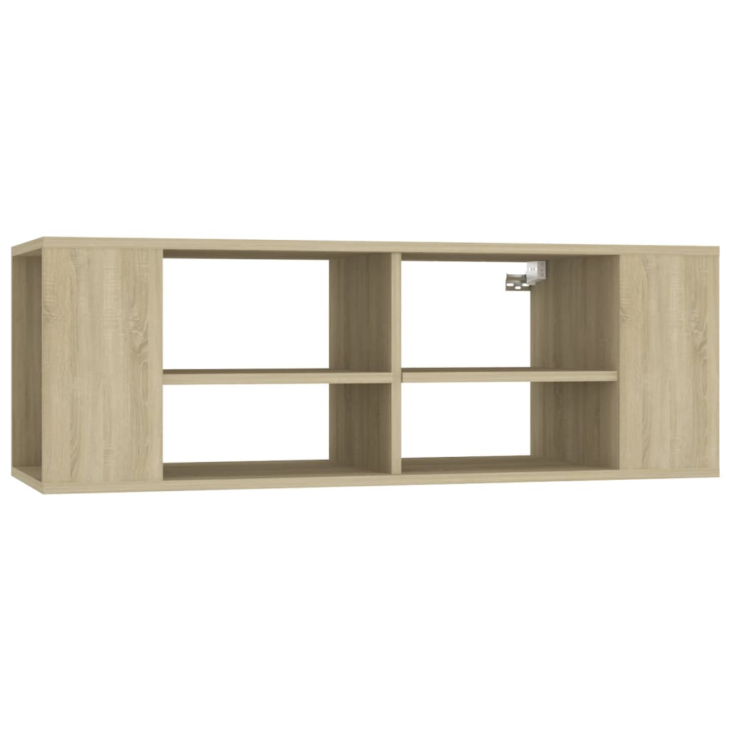 Seinäkiinnitettävä TV-taso Sonoma 102x35x35 cm tekninen puu