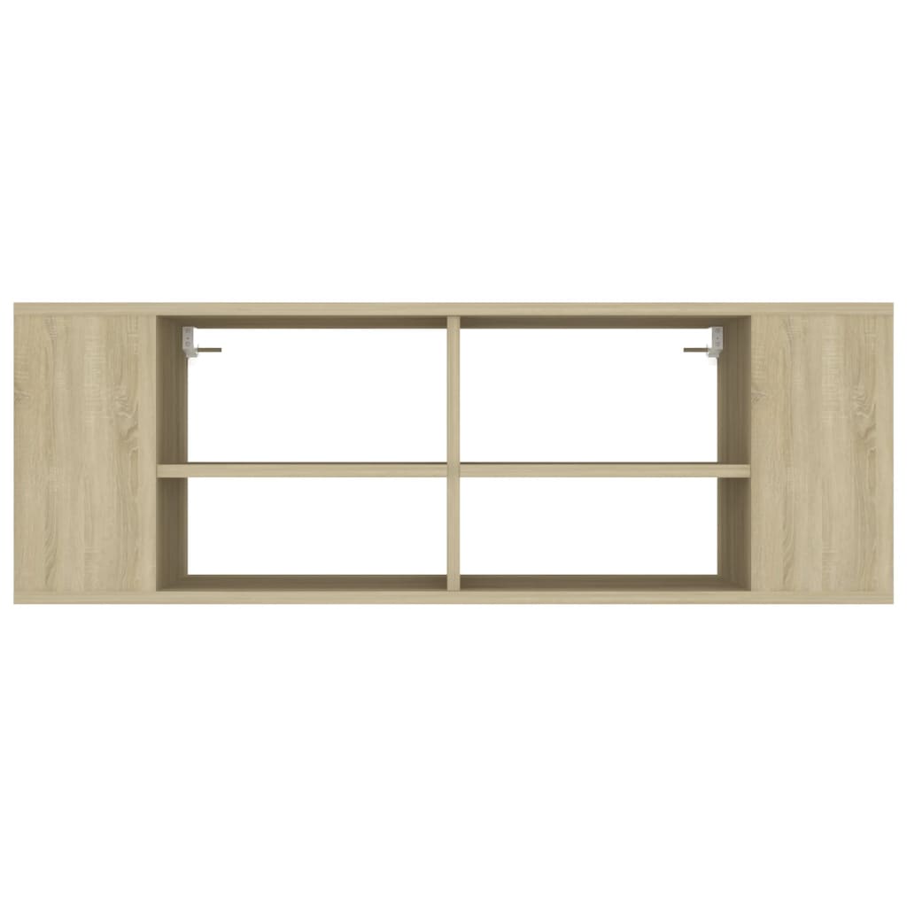 Seinäkiinnitettävä TV-taso Sonoma 102x35x35 cm tekninen puu