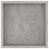 Seinäkiinnitettävä TV-taso betoninharmaa 102x35x35cm puu