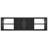 Musta seinähylly Michelangelo 102x30x29cm (puinen)