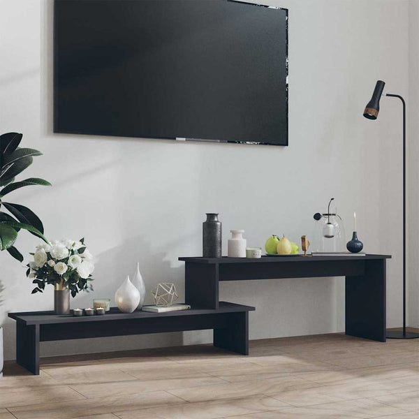 TV-taso harmaa 180x30x43 cm tekninen puu