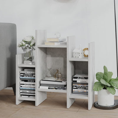 Sivukaappi betoninharmaa 60x26x60 cm tekninen puu