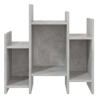 Sivukaappi betoninharmaa 60x26x60 cm tekninen puu