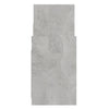 Sivukaappi betoninharmaa 60x26x60 cm tekninen puu