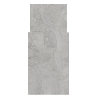 Sivukaappi betoninharmaa 60x26x60 cm tekninen puu