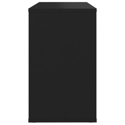 Sivukaappi musta 60x30x50 cm lastulevy