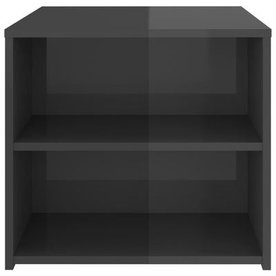 Harmaa sivupöytä Miceanu 50x50x45cm (puinen)