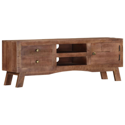 TV-taso 110x30x40 cm karkea mangopuu