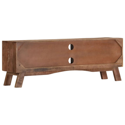 TV-taso 110x30x40 cm karkea mangopuu