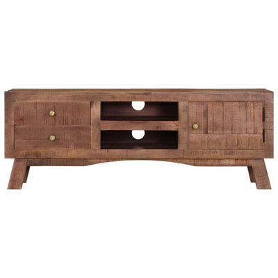 TV-taso 110x30x40 cm karkea mangopuu