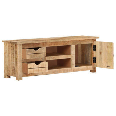 TV-taso 110x30x40 cm karkea mangopuu