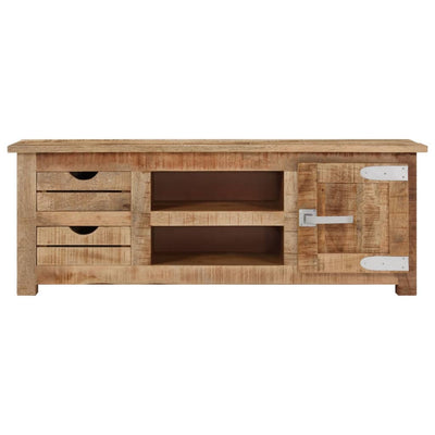 TV-taso 110x30x40 cm karkea mangopuu