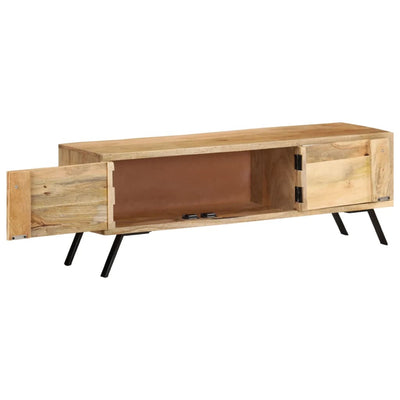 TV-taso 110x30x40 cm täysi mangopuu