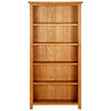 Kirjahylly 5 tasoa 70x22x140 cm täystammi