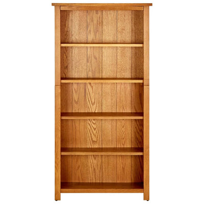 Kirjahylly 5 tasoa 70x22x140 cm täystammi