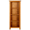 Kirjahylly 4 tasoa 45x22x110 cm täystammi
