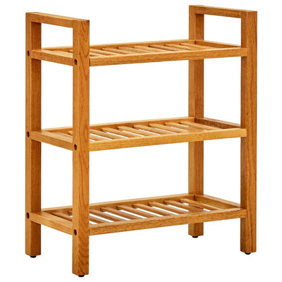 Kenkäteline 3 hyllyä 50x27x60 cm täystammi