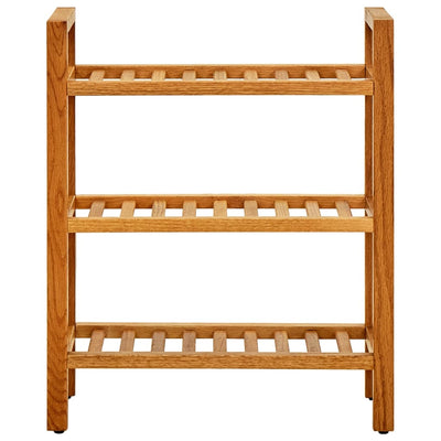 Kenkäteline 3 hyllyä 50x27x60 cm täystammi