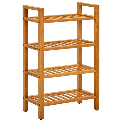 Kenkäteline 4 hyllyä 50x27x80 cm täystammi