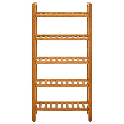Kenkäteline 5 hyllyä 50x27x100 cm täystammi