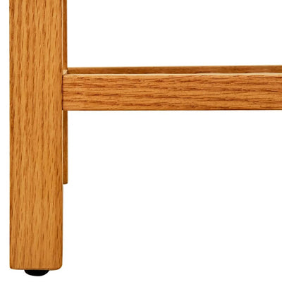 Kenkäteline 5 hyllyä 100x27x100 cm täystammi