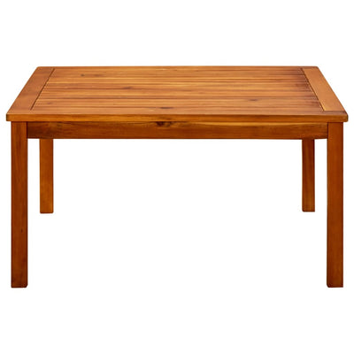 Puutarhan sohvapöytä 85x85x45 cm täysi akaasiapuu