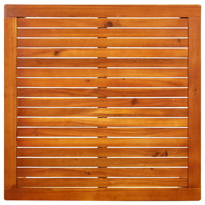 Puutarhan sohvapöytä 85x85x45 cm täysi akaasiapuu