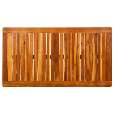 Puutarhan sohvapöytä 110x60x45 cm täysi akaasiapuu