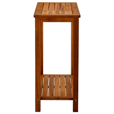 Puutarhan konsolipöytä 80x35x75 cm täysi akaasiapuu