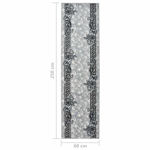 Käytävämatto BCF harmaa 60x250 cm