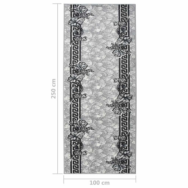 Käytävämatto BCF harmaa 100x250 cm