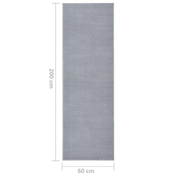 Käytävämatto BCF harmaa 60x200 cm