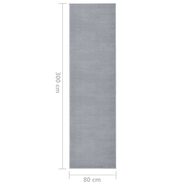 Käytävämatto BCF harmaa 80x300 cm